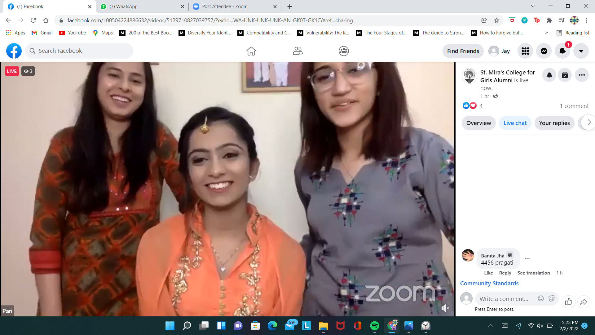 Day 3 PARI AND DIVYA working for Traditional Look