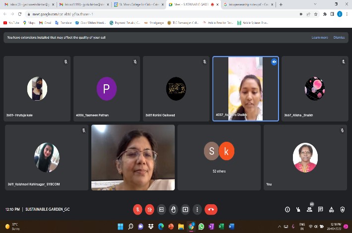 STUDENT INTRODUCING THE SPEAKER GREEN CLUB