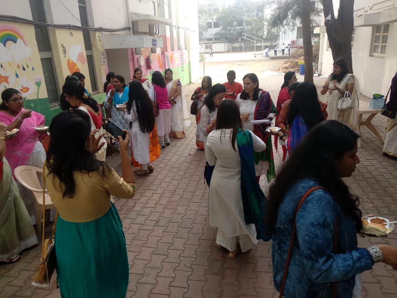 St. Mira's College Alumni Association enjoying the refreshment