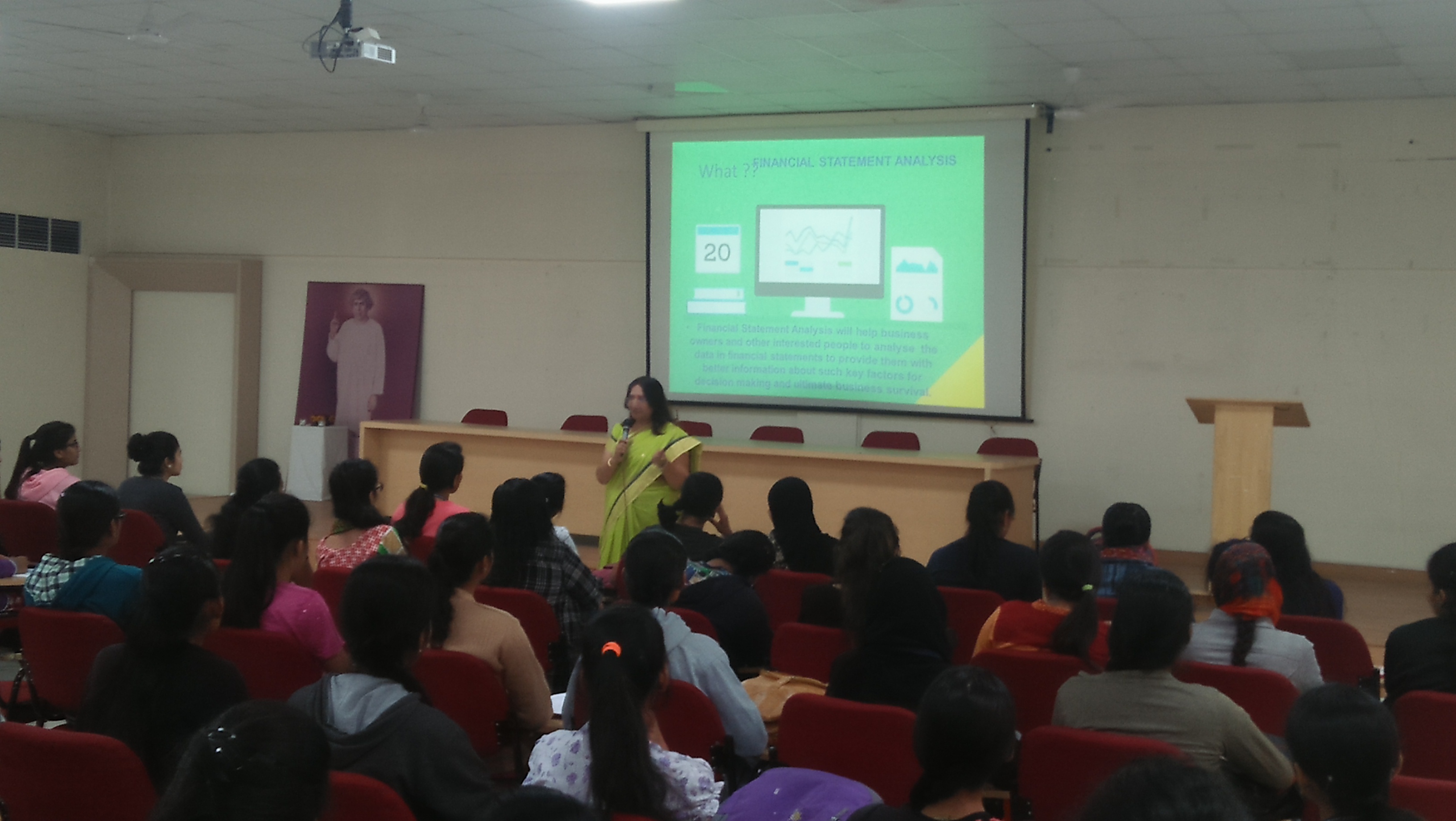 CA Sonali Saripalli Guest Speaker