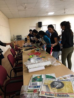 Collection of material