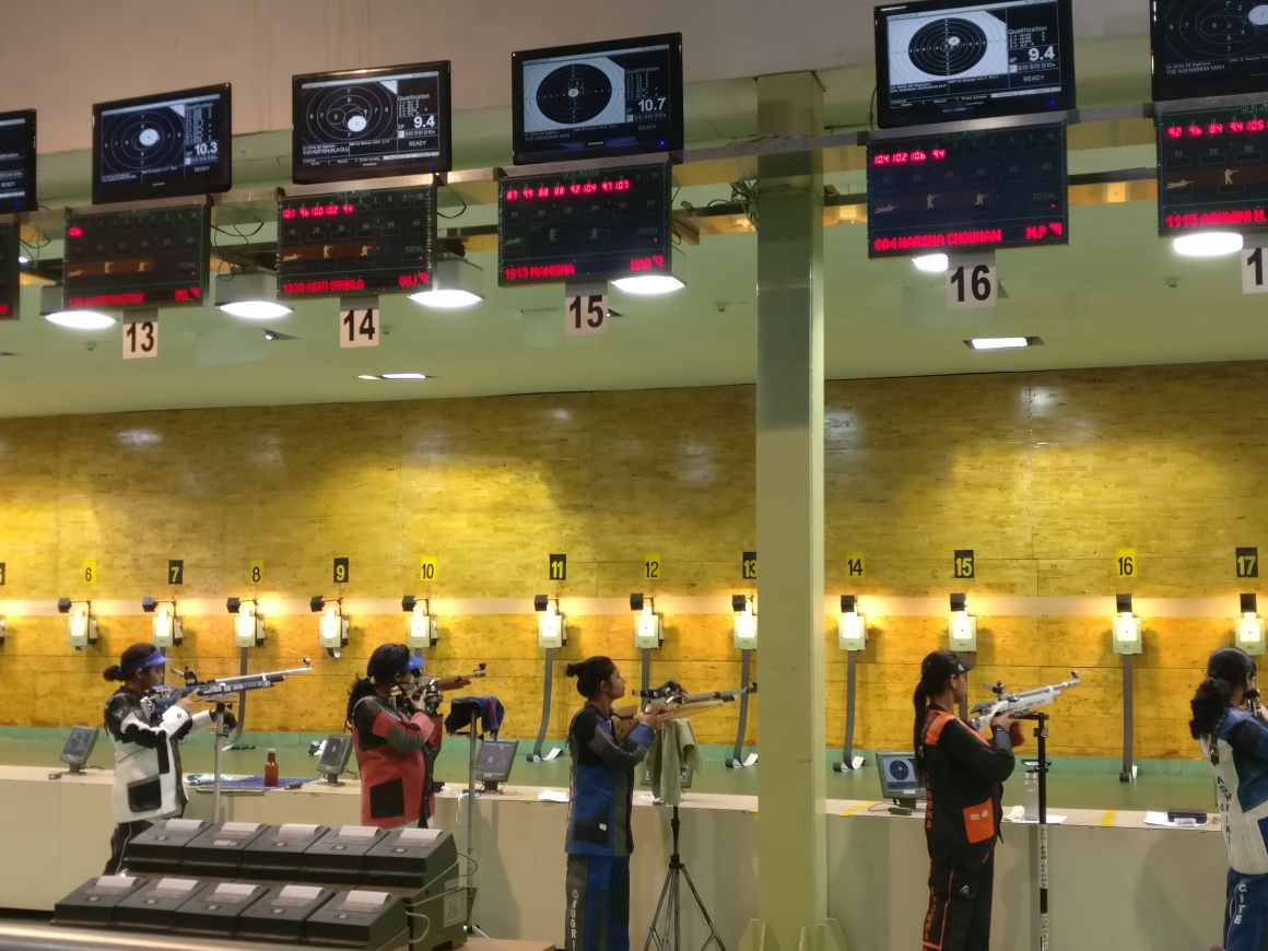 Aditi Shukla (TYBA) 4 Participated in 61st National rifle shooting competition 2017-18  held at kerala