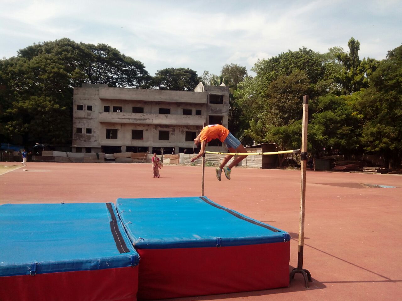 Jueely Badhe (MA) Gold medal in Maharashtra State athletics Campionship 2017-18 held at Pune