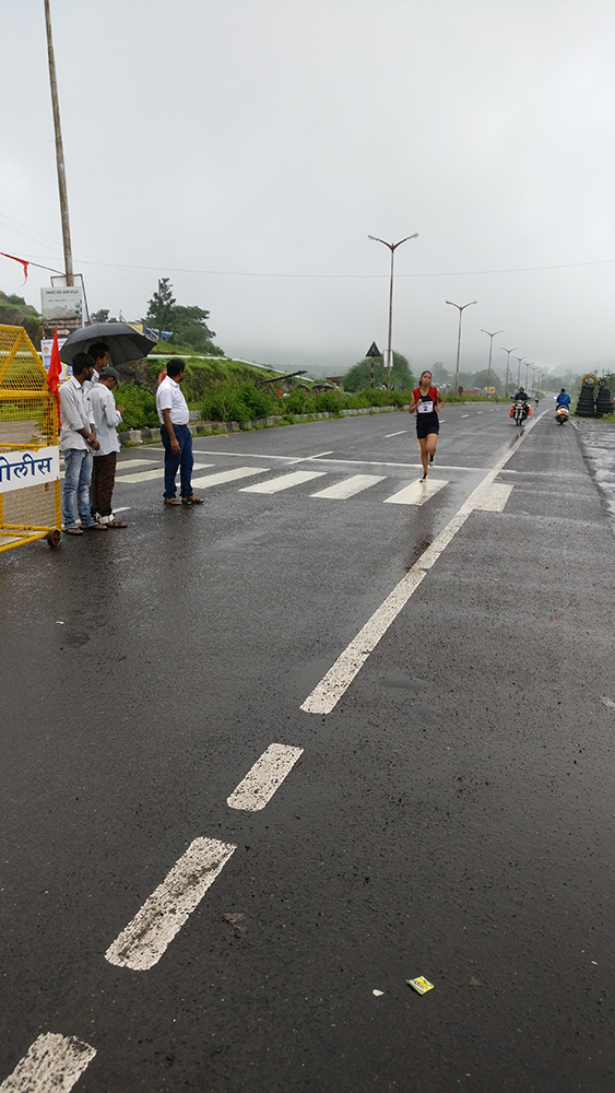 Sampada Buchade (FYBA) Second place in intercollege cross country competition