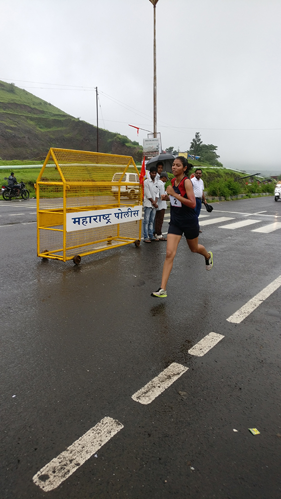 Sampada Buchade (FYBA) Forth place in Inter Zonal Cross Country Competition 2017-18 and selected for All India Inter University Competition