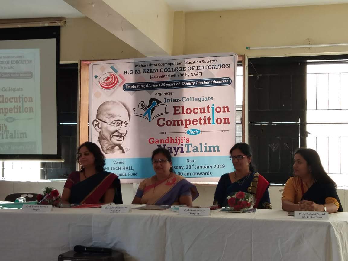 Gandhi - Nayee Talim - Elocution