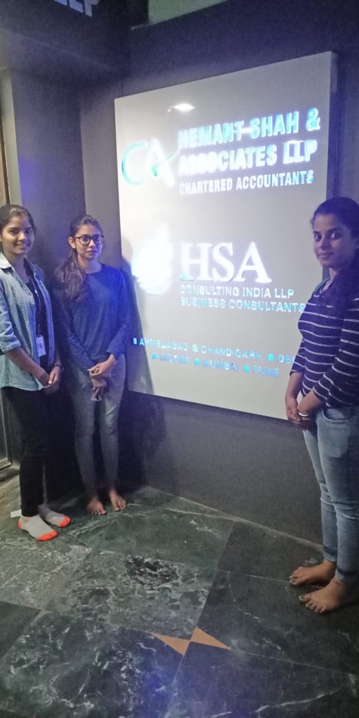 Intern Binisha, Nikita and Shweta