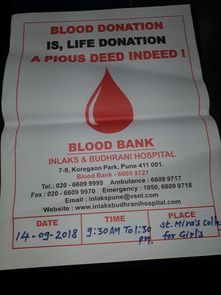 NSS-Blood Donation Camp 2018