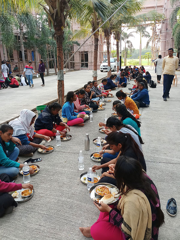 NSS Camp Time to dine together