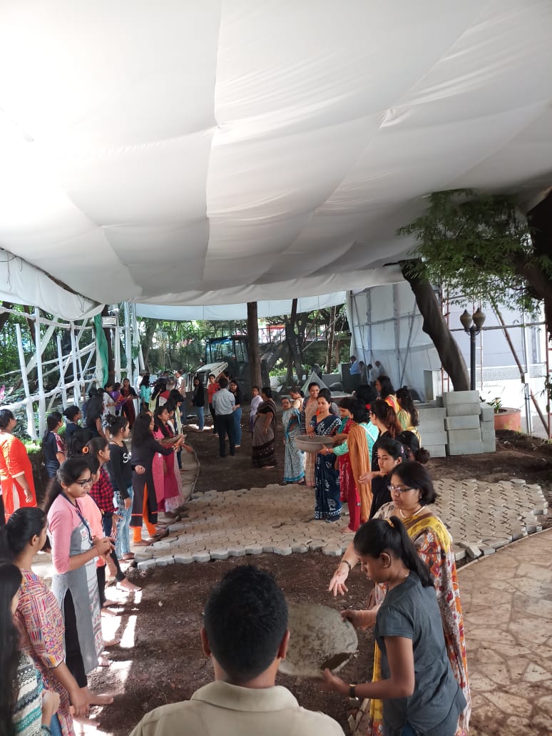 NSS Dept-Kar Seva @ Sadhu Vaswani Mission