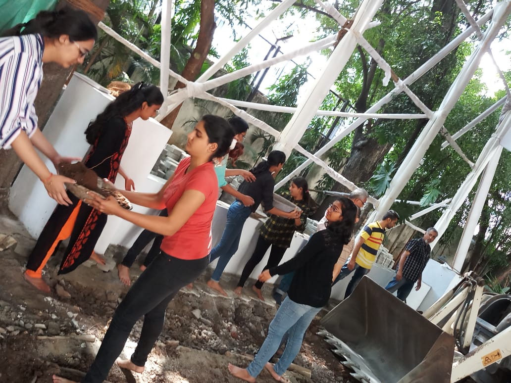 NSS Dept-Kar Seva @ Sadhu Vaswani Mission