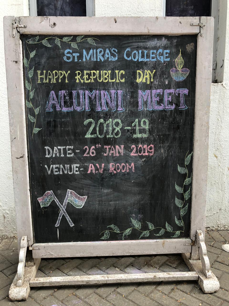 THE ALUMNI MEET 2018 - 19