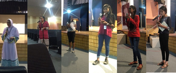 The students’ spontaneous creative responses.