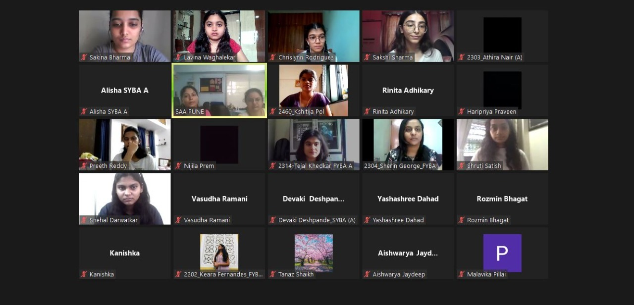 Virtual Field Visit to SAA in progress